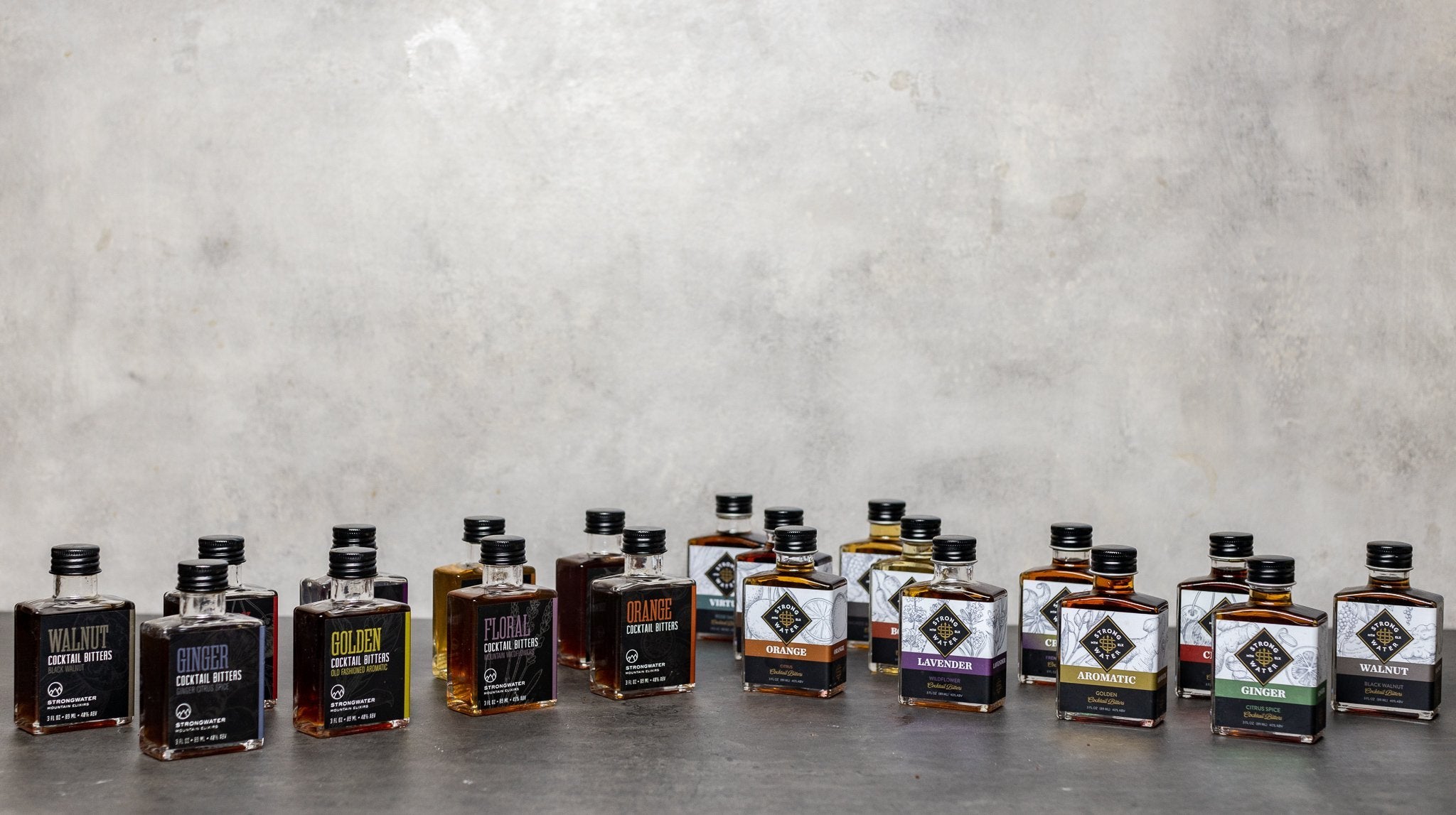 Nuevo empaque para la marca de amargos y jarabes para cócteles